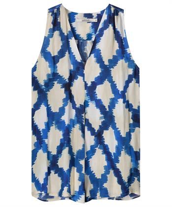Summum silky top maxi ikat