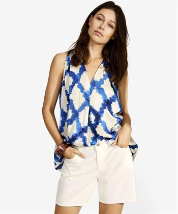 Summum silky top maxi ikat