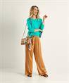Summum silky wide leg broek