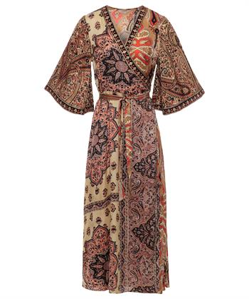 Summum silky wikkeljurk paisley