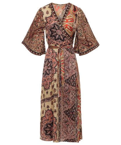 Summum silky wikkeljurk paisley