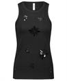 Summum singlet bloem pailletten