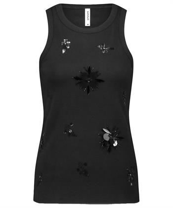Summum singlet bloem pailletten