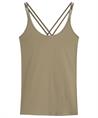 Summum singlet gekruiste bandjes lurex