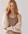 Summum singlet gekruiste bandjes lurex