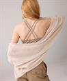 Summum singlet gekruiste bandjes lurex
