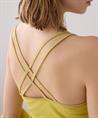 Summum singlet gekruiste bandjes lurex