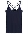 Summum singlet gekruiste bandjes lurex