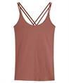 Summum singlet gekruiste bandjes lurex