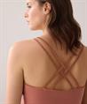 Summum singlet gekruiste bandjes lurex