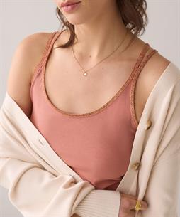Summum singlet gekruiste bandjes lurex