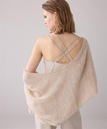 Summum singlet gekruiste bandjes lurex
