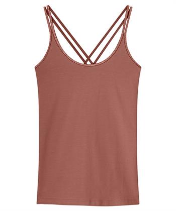 Summum singlet gekruiste bandjes lurex