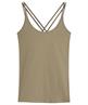Summum singlet gekruiste bandjes lurex