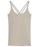 Summum singlet gekruiste bandjes lurex