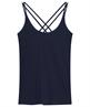 Summum singlet gekruiste bandjes lurex