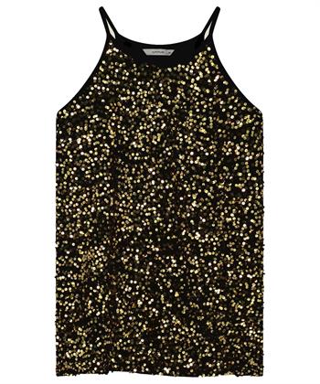 Summum singlet velvet pailletten