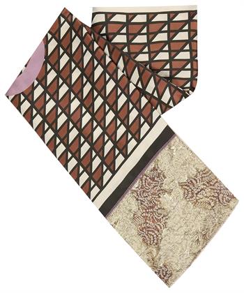 Summum sjaal grafisch lurex
