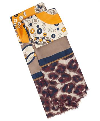 Summum sjaal multiprint panter