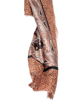 Summum sjaal paisley cheetah