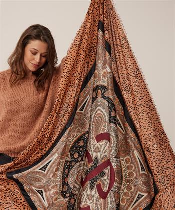 Summum sjaal paisley cheetah