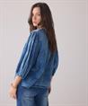 Summum soft denim blouse borduursel