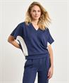 Summum soft-feel sweater korte mouw