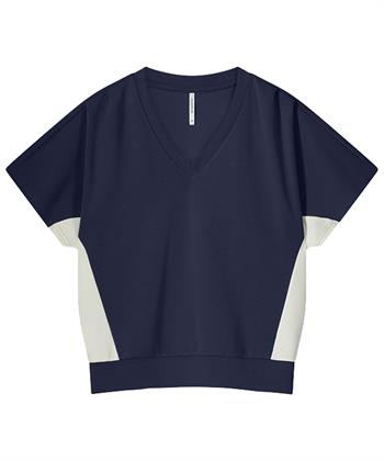 Summum soft-feel sweater korte mouw