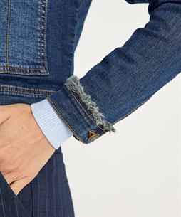 Summum spijkerjasje slim fringes