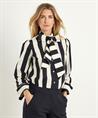 Summum streepjesblouse met strik