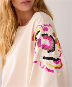 Summum sweater pailletten