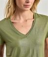 Summum T-shirt metallic coated