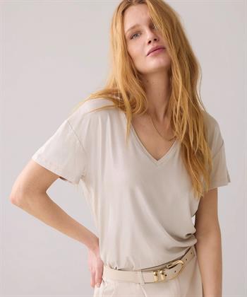 Summum T-shirt metallic coated