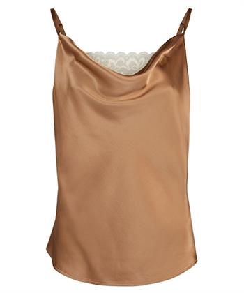 Summum top in satijnlook