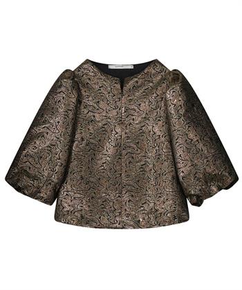 Summum top lurex ornament jacquard