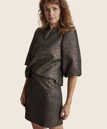 Summum top lurex ornament jacquard