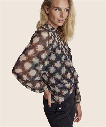 Summum transparante blouse blurred star