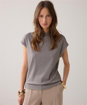 Summum turtle neck top lurex