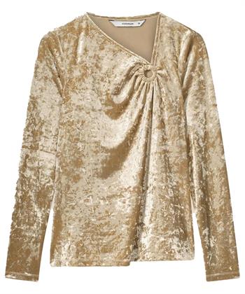 Summum velvet asymmetrische top