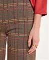 Summum wide leg broek ruit