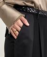 Summum wide leg broek silky zijbies