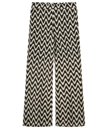 Summum wide leg broek zigzag gehaakt