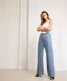 Summum wide leg jeans met pailletten Alya