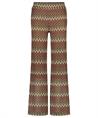 Summum wide leg zigzag broek