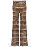 Summum wide leg zigzag broek