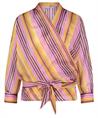 Summum wikkel blouse strepen