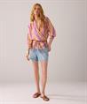 Summum wikkel blouse strepen