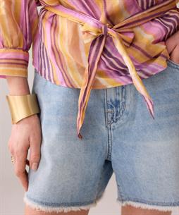 Summum wikkel blouse strepen