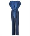 Swing jumpsuit satijn strikceintuur