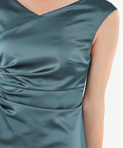 Swing mouwloos jurkje pleated